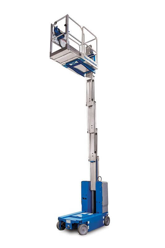 genie gr manlift lift vertical lifts scissor mast aerial runabout