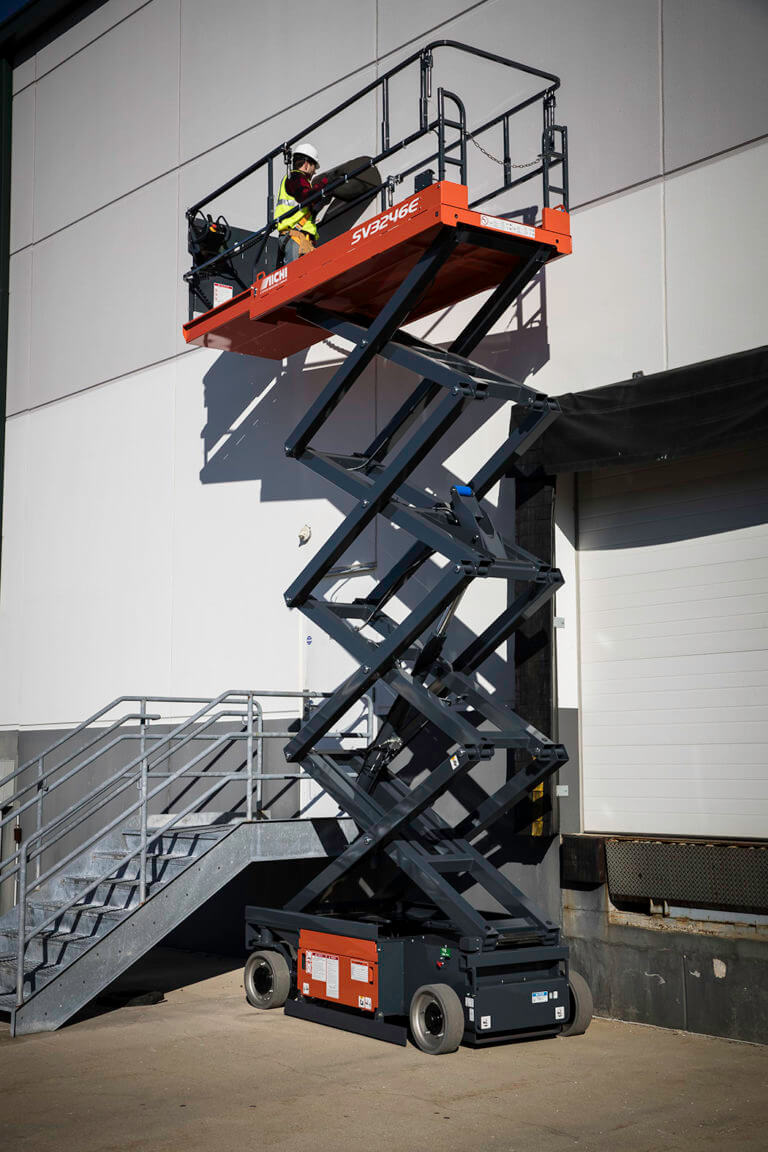 Aichi E-Series Scissor Lift For Sale in NH, & ME - WD Matthews