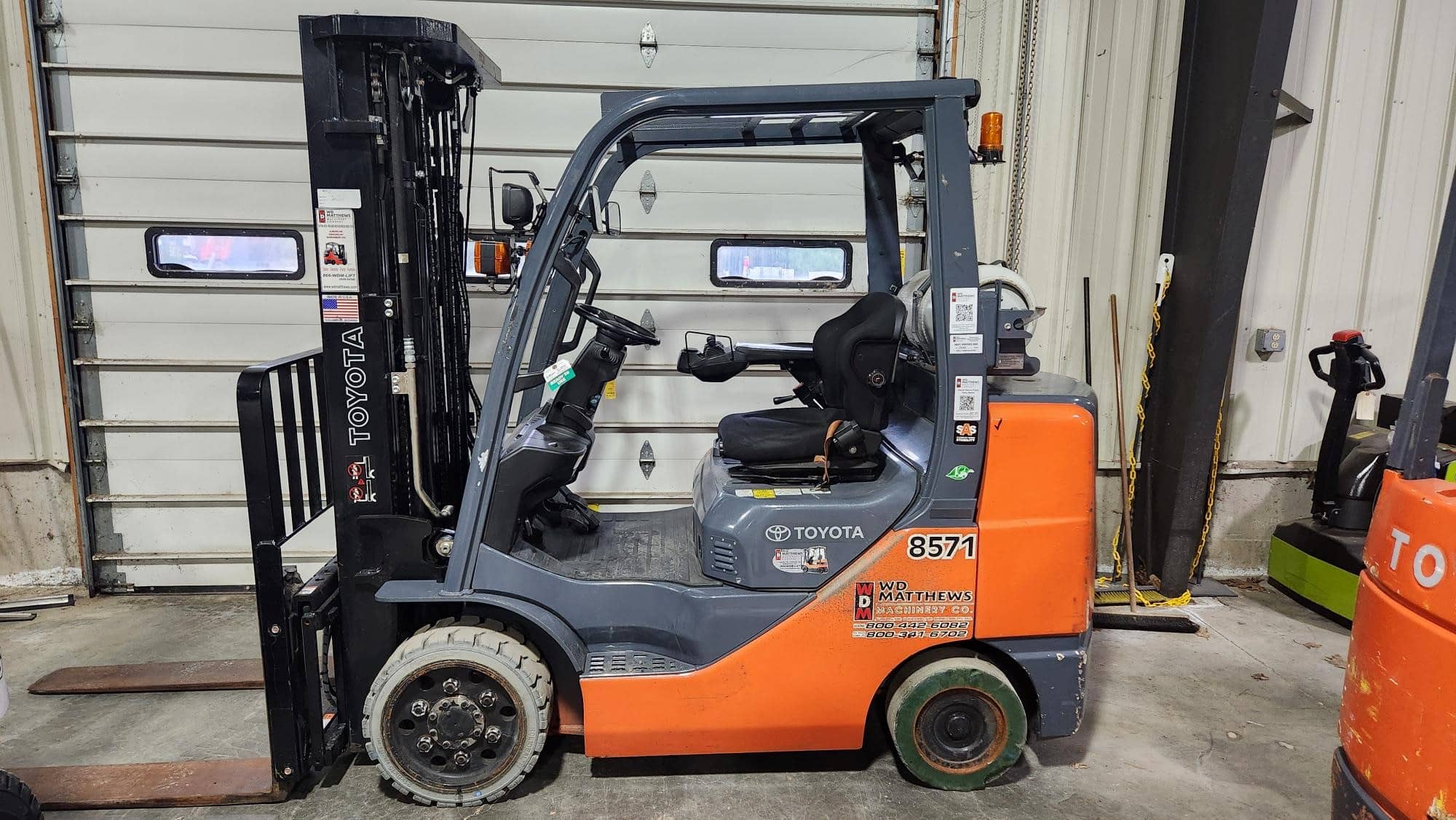 2016 Toyota 8FGCU32 Used Forklift